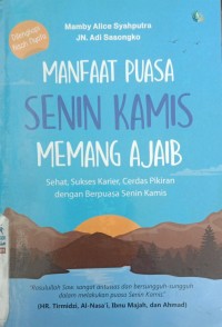 Image of Manfaat Puasa Senin Kamis Memang Ajaib