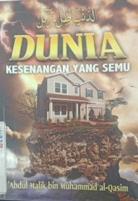 Image of Dunia Kesenangan Yang Semu