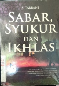 Image of Sabar, Syukur dan Ikhlas