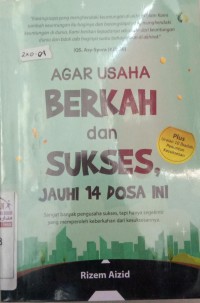 Agar Usaha Berkah dan Sukses, Jauhi 14 Dosa ini